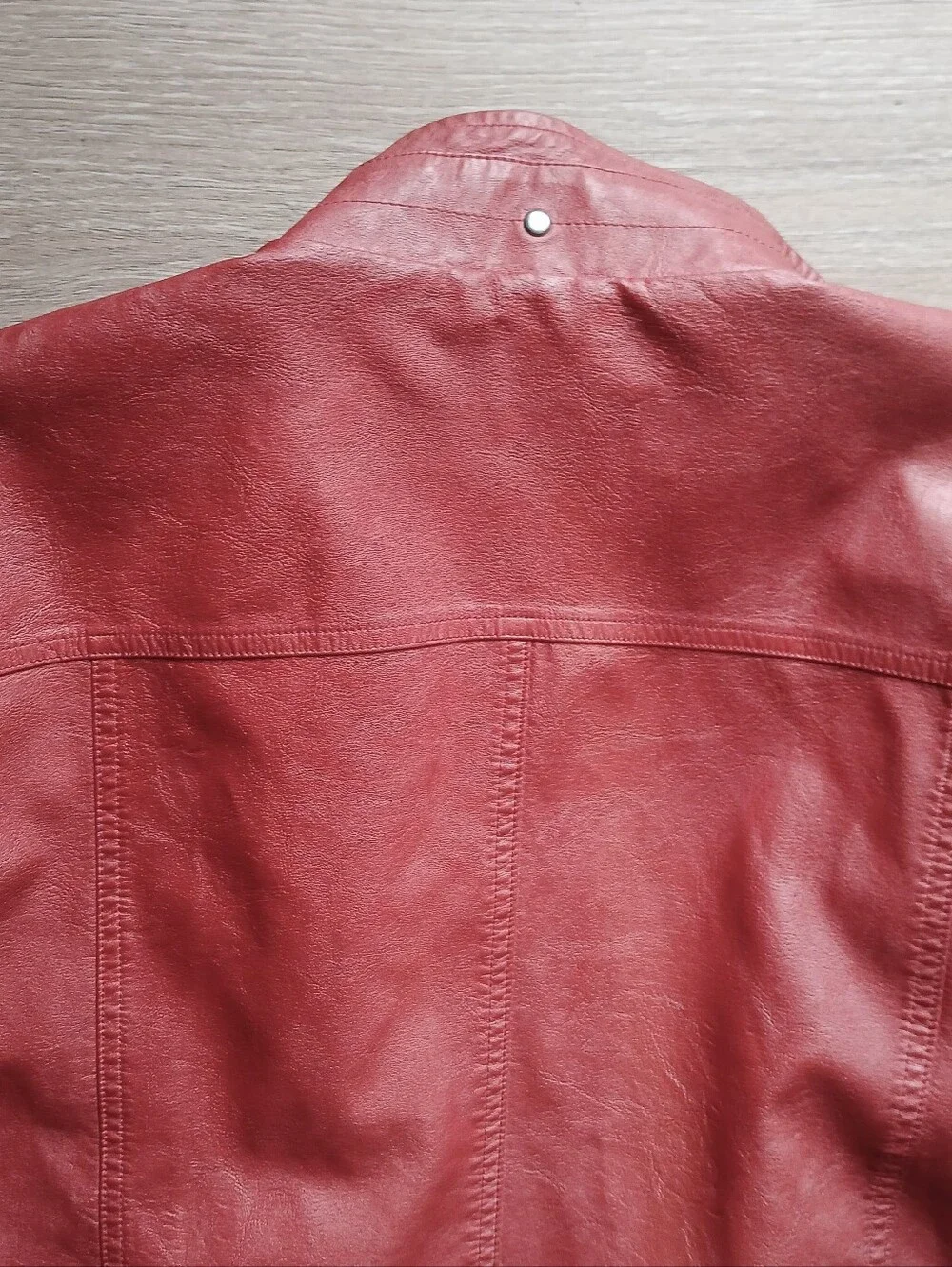 MatPat Authorized Label Signature Red Faux Leather Jacket GAME THEORY Size XL